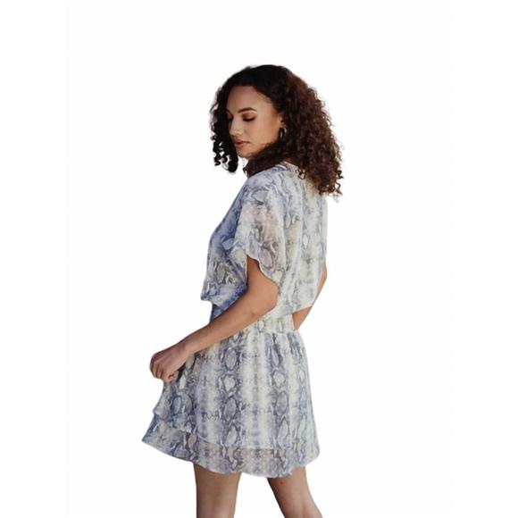 NEW VERONICA M odelia smocked dress in grey - Picture 3 of 3